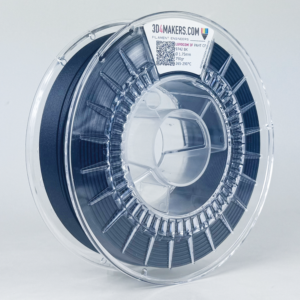 PAHT CF Filament | 3D4Makers | Luvocom® 3F 9742 BK series
