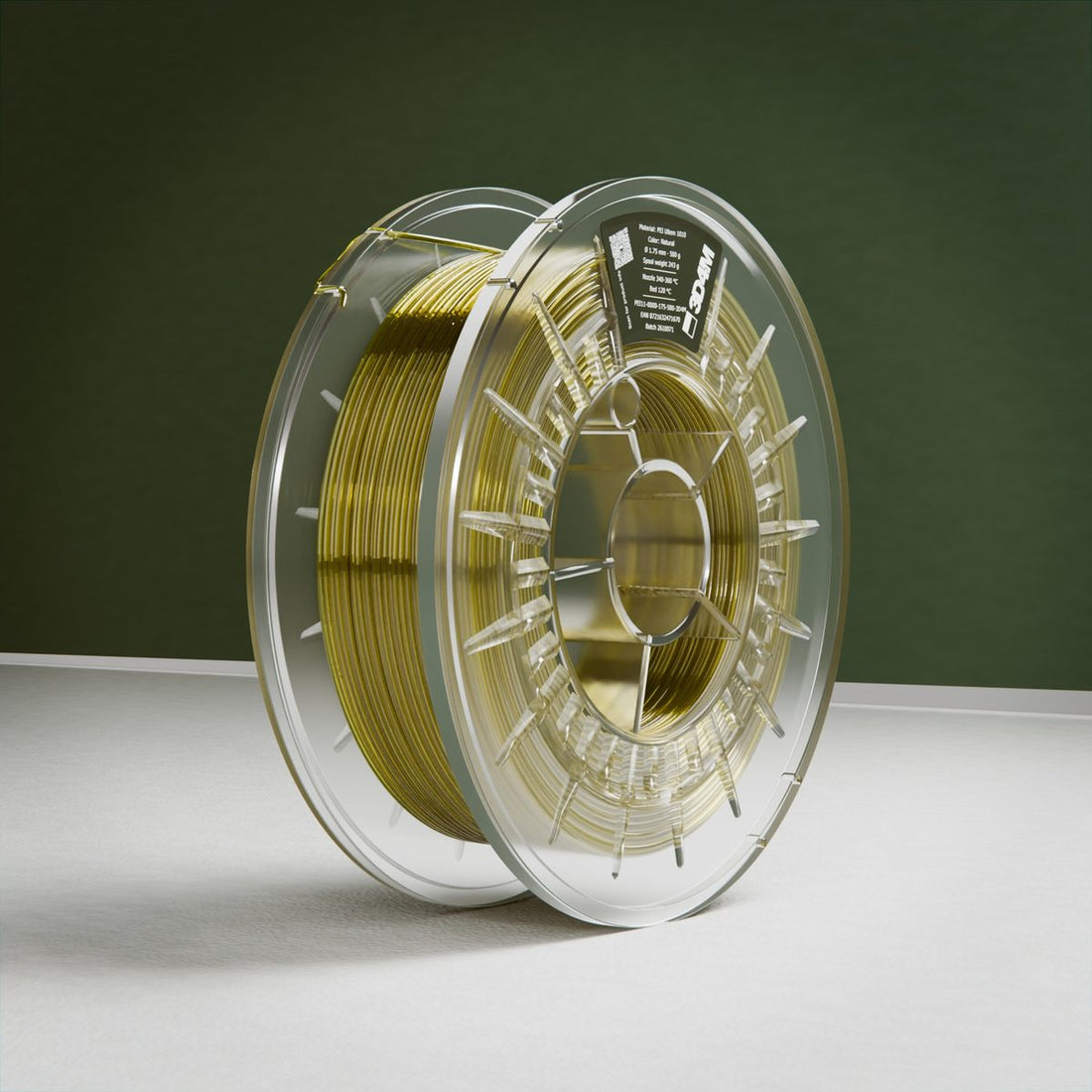 PEI Ultem 1010 Filament, Natural, 500 g, 1.75 mm