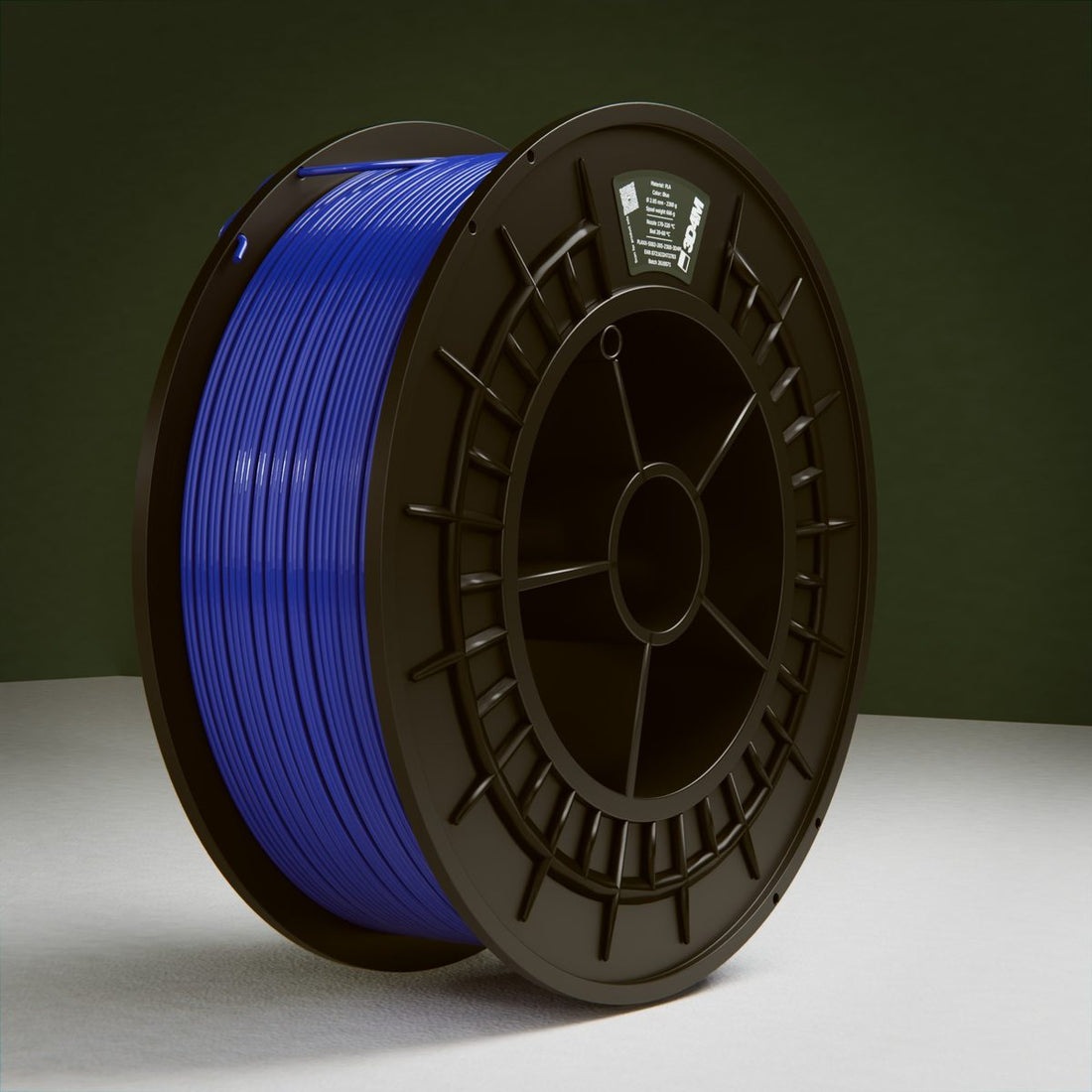 PLA Filament, Blue, 2300 g, 2.85 mm