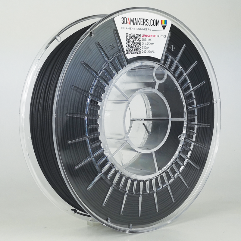 Luvocom 3F PAHT CF 9891 BK Filament 3D printing