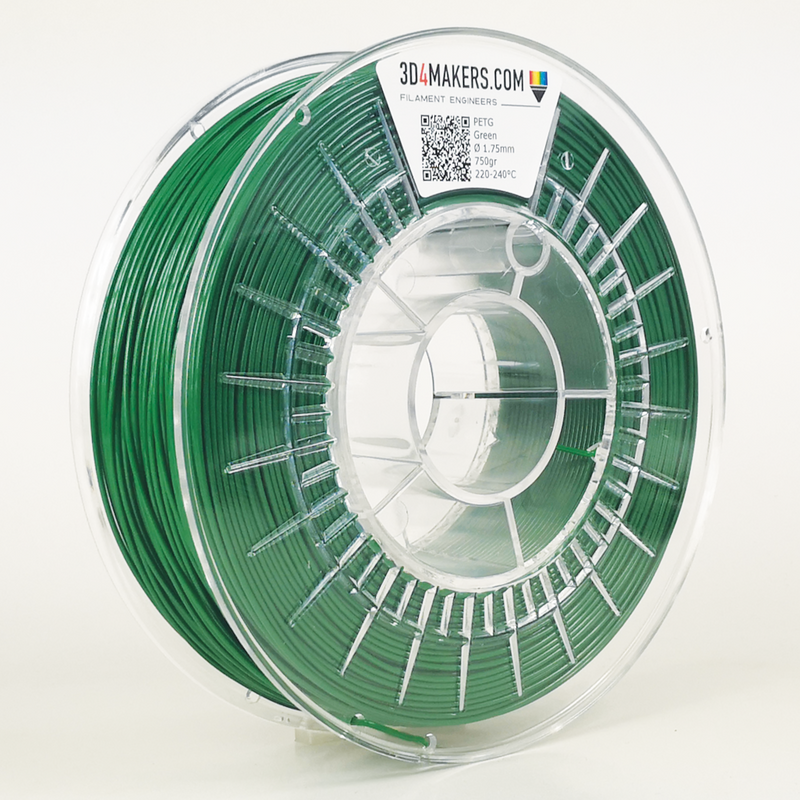 PETG Filament 3D printing Green 3D4Makers