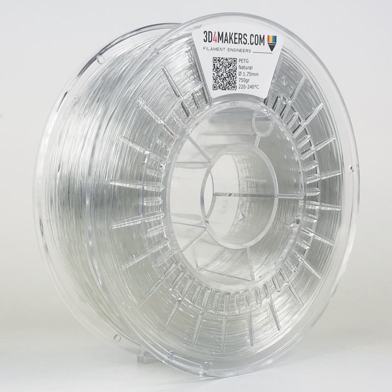 PETG Filament 3D printing Transparent 3D4Makers