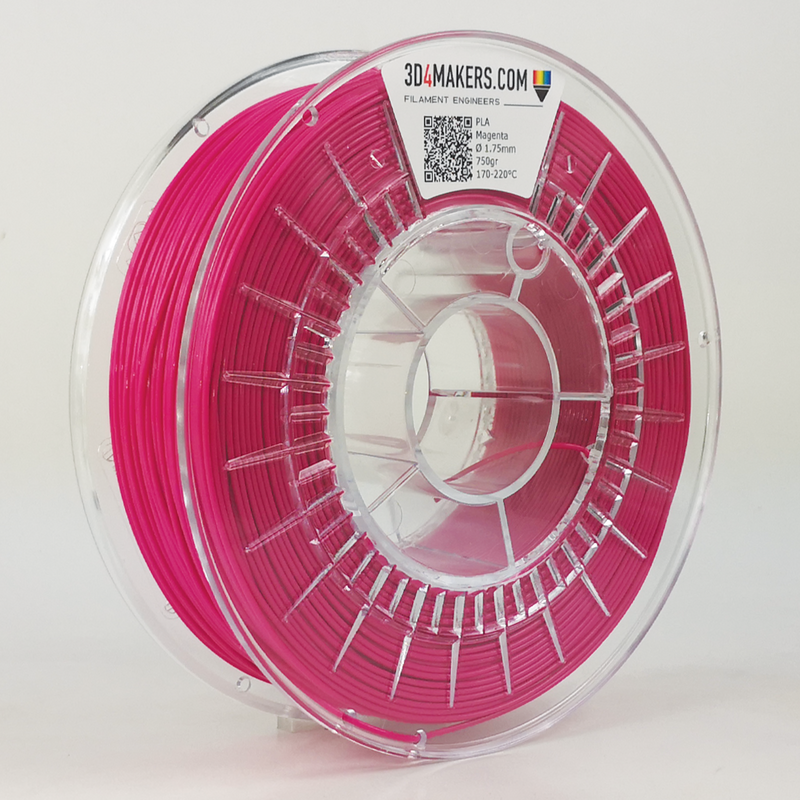 PLA Filament 3d printing Magenta 3D4Makers
